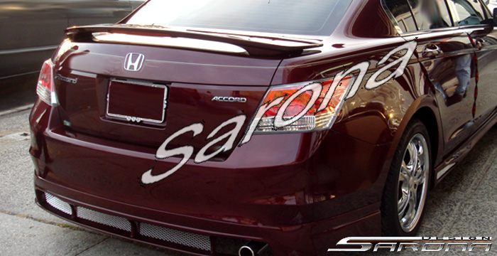 Custom Honda Accord Trunk Wing  Sedan (2008 - 2012) - $169.00 (Manufacturer Sarona, Part #HD-081-TW)